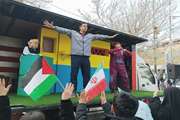 گزارش تصویری حضور پررنگ کانون استان قزوین در راه‌پیمایی روز جهانی قدس